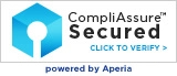 Stylized logo of CompliAssure Secured