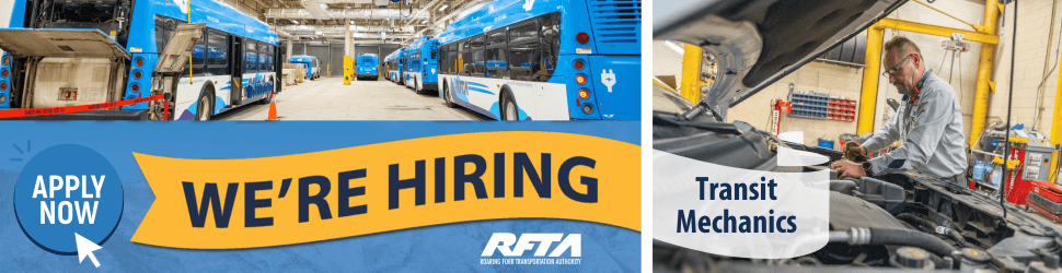 We're Hiring Transit Mechanics