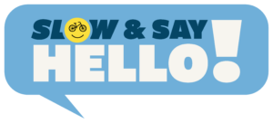 Slow and Say Hello Logo
