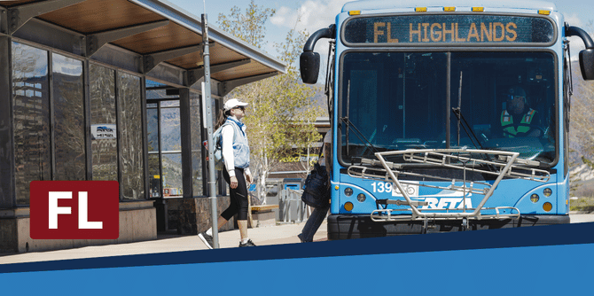People loading the FL Flyer bus to Aspen Highlands