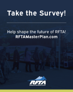 Take the community survey! Help shape the future of RFTA. RFTAMasterPlan.com